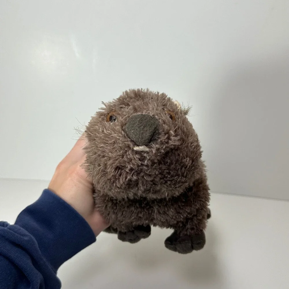 Ganz Webkinz Wombat Plush Stuffed Animal Brown Collectible HM429 No Code